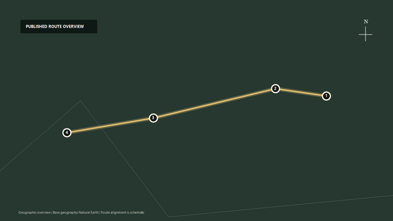 Schematic geographic route overview for Vigezzina–Centovalli Railway: Locarno to Intragna to Santa Maria Maggiore to Domodossola