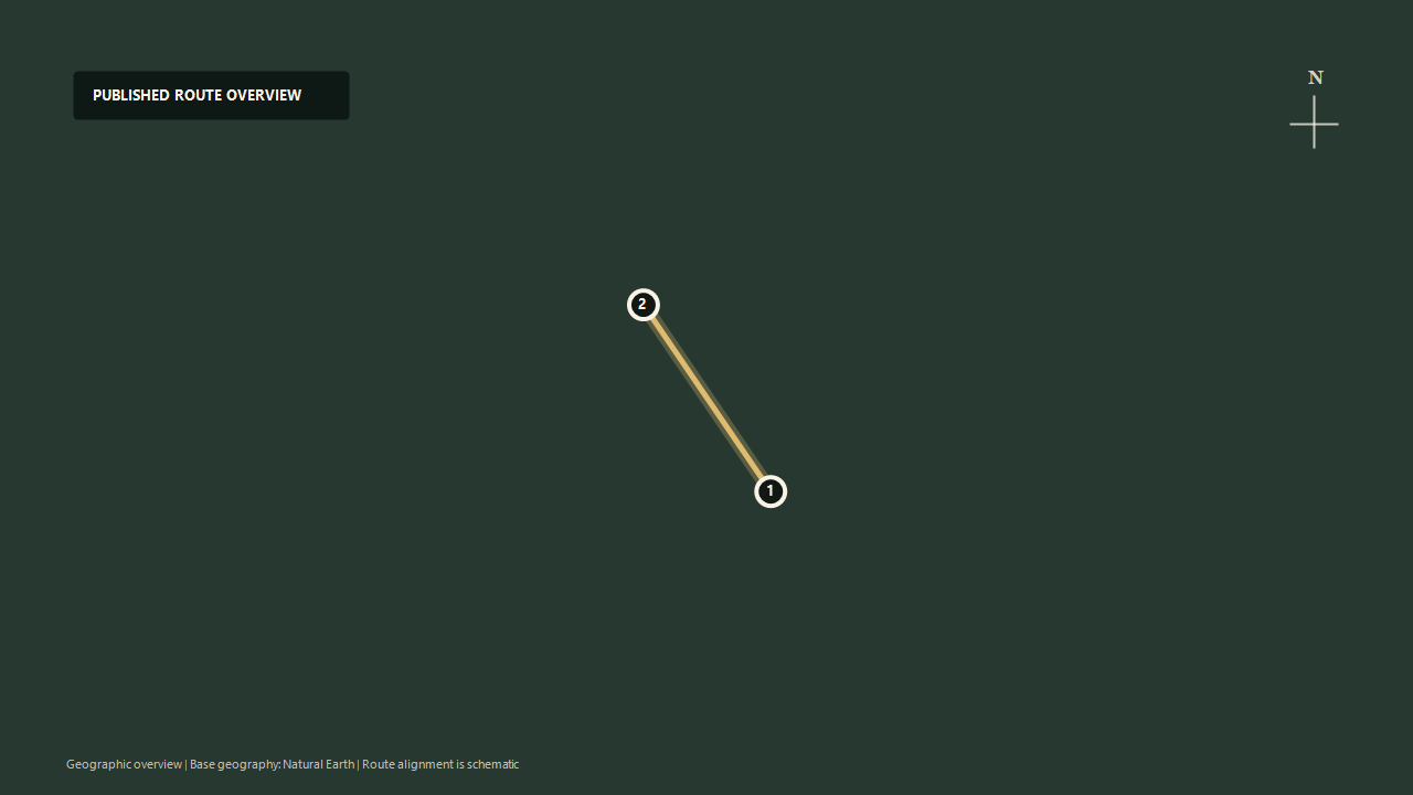 Geographic overview of the published Pilatus Railway: Alpnachstad to Pilatus Kulm route: Alpnachstad to Pilatus Kulm